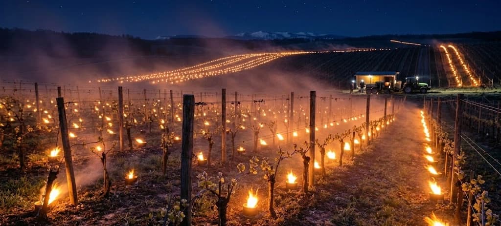 Mai au vignoble : la guerre silencieuse contre le gel tardif