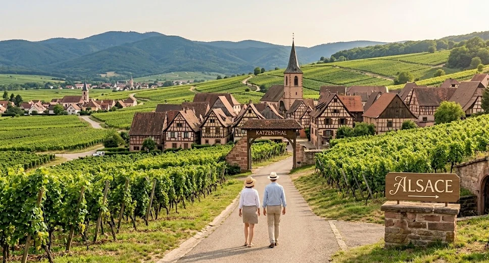 Route des Vins d'Alsace : de Ribeauvillé à Eguisheim